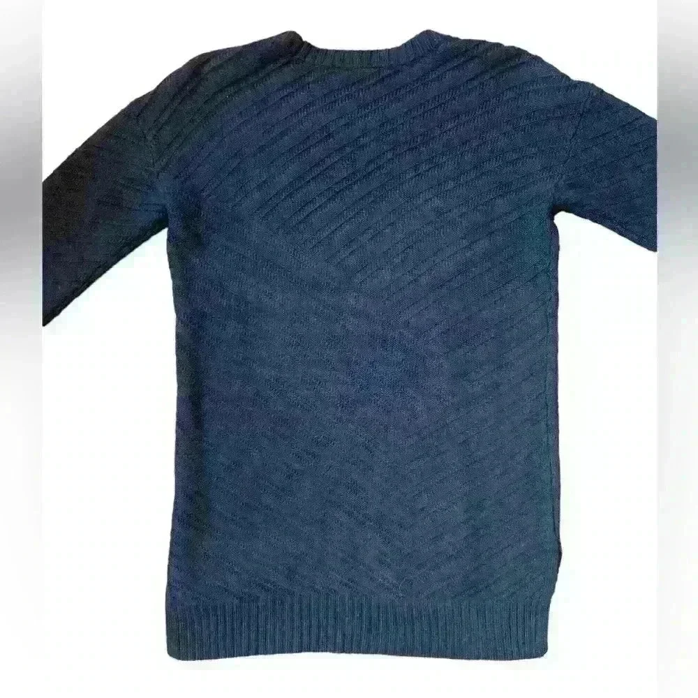 BAR III Black sweater lace up sleeve size M